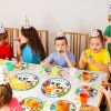 Dinosaur Plates Disposable Paper Plate Party Supplies Pack Birthday Dinnerware Serves 16 for Boy Kids Perfect Tableware Includes Plates; Napkins; Fork