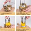 1pc Pineapple Corer Stainless Steel Pineapple Corer Peeler Pineapple Cutter Fruit Tool Easy Kitchen Tool