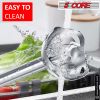 5 Core Handheld Blender, Electric Hand Blender 8-Speed 500W, Immersion Hand Held Blender Stick with Food Grade Stainless Steel Blades for Perfect Smoo