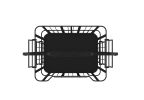 Oceanstar 3-Tier Metal Wire Storage Basket Stand with Removable Baskets ‚Äì Black