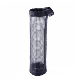 1pc Plastic Bag Holder; Mesh Hanging Storage Dispenser; Foldable; Breathable; Washable Hanging Mesh Garbage Bag Organizer For Plastic Bag Storage; Kit (Quantity: 1, Color: Black)